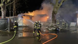 Almanya'da Türk'e ait büfe kundaklandı