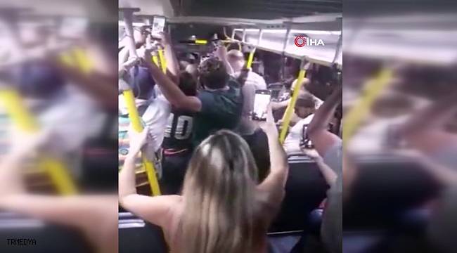 Brezilya'da kadın otobüste doğum yaptı dakikalarca alkışlandı