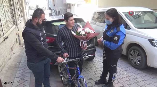 Cumhurbaşkanı Erdoğan hediye etmişti, çalınan bisiklet bulunup sahibine teslim edildi