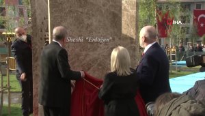 Cumhurbaşkanı Erdoğan'ın adı Arnavutluk'ta bir meydana verildi