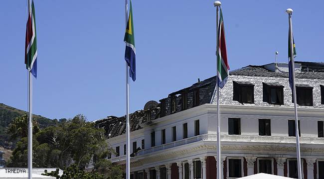 Güney Afrika parlamentosundaki yangının şüphelisine "terör" suçlaması