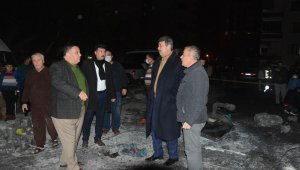 Kalorifer kazanı patladı, araç ve iş yerleri hasar gördü