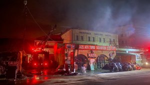 Kapadokya'da otelde yangın paniği