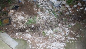 Mahalleli deprem sandı: Duvar yıkıldı evler tahliye edildi