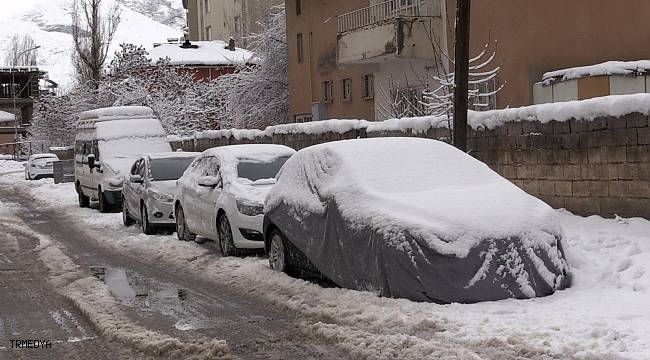 Muş'ta kar yağışı nedeniyle 109 köy yolu ulaşıma kapandı