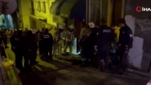 Şişli'de çıkan yangında mahsur kalan 1 kişi kurtarıldı