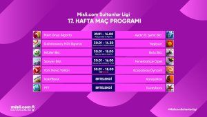 Sultanlar Ligi'nde 17. hafta heyecanı