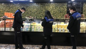 KDV indirimi sonrası zabıta ekipleri marketlerde denetim gerçekleştirdi