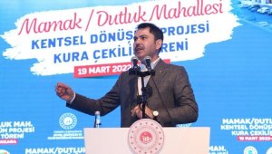 Bakan Kurum: "Bugüne kadar 3 milyon konutumuzun dönüşümünü yaptık"