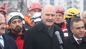 İçişleri Bakanı Soylu, Diyarbakır'da bin 433 personelin katıldığı deprem tatbikatına katıldı