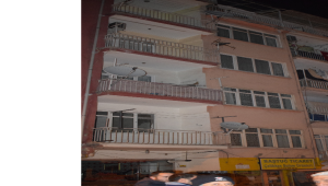 Malatya'da kolonlarında çatlama iddiasıyla bir apartman tahliye edildi