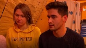 Ukrayna'da yaşayan Türk: "Türk bayrağını görünce direkt geldim"