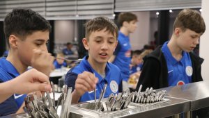 Ukraynalı sporcular Rize'ye geldi