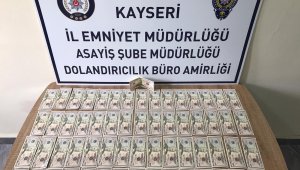 Sahte dolarla alışveriş yaparken yakalandı