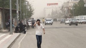 Toz fırtınası etkili oldu