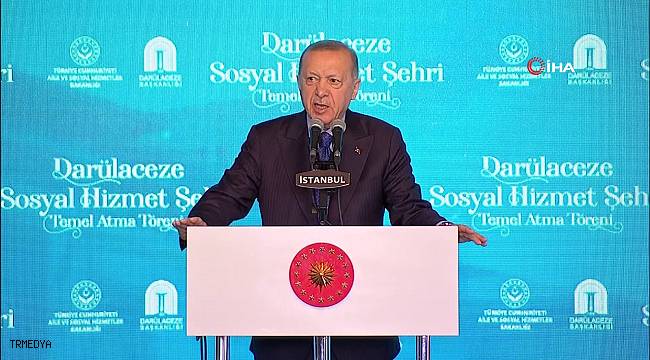 Cumhurbaşkanı Erdoğan "Suyu akmayan musluğu açmakla 'biz hizmet ettik' diyemezsiniz"