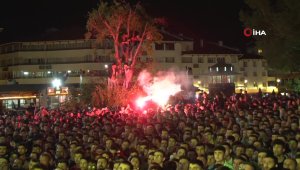 Sivas'ta kupa coşkusu şenliğe dönüştü