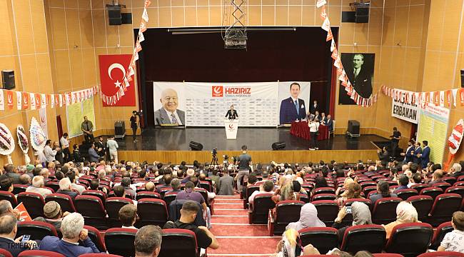 Yeniden Refah Partisi Genel Başkanı Erbakan Sivas'ta konuştu