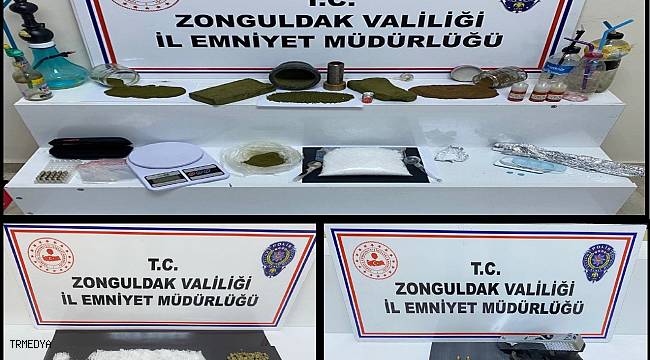 Zonguldak'ta uyuşturucu şebekesi çökertildi