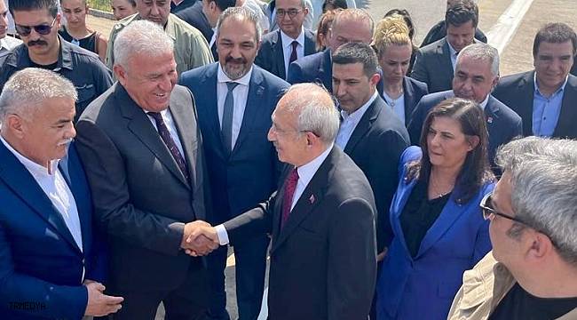 Başkan Atay, Kılıçdaroğlu'nu karşıladı