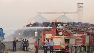 Elektrik üretim tesisinde büyük yangın