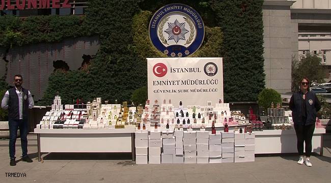 İstanbul'da sahte parfüm operasyonu