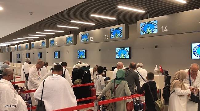 Rize-Artvin Havalimanı'ndan ilk yurt dışı uçuşu Mekke'ye yapıldı
