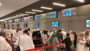 Rize-Artvin Havalimanı'ndan ilk yurt dışı uçuşu Mekke'ye yapıldı