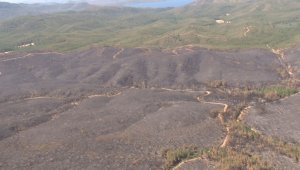 Yangından sonra Bördübet havadan görüntülendi