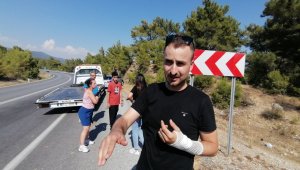 Alkollü sürücü tomruk kamyonuyla karayolunu savaş alanına çevirdi