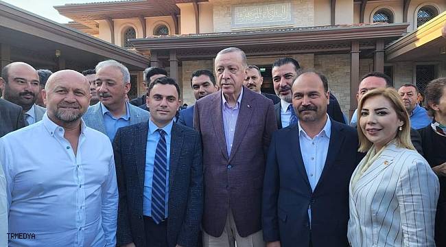 Cumhurbaşkanı Erdoğan, Muğla'da partililerle bayramlaştı