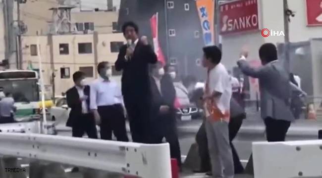 Eski Japonya Başbakanı Abe'nin vurulduğu anın yeni görüntüsü ortaya çıktı