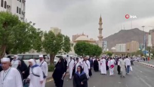 Hacılar, veda tavafı yaptı