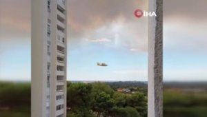 Hırvatistan'da yangın