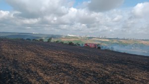 İstanbul'un tarihi Şamlar köyünde korkutan yangın