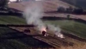 Tarlasındaki çöpleri yakmak isteyince olanlar oldu