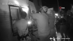 Yangında mahsur kalan aile camdan atladı