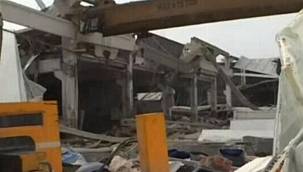 Kahramanmaraş'ta metal fabrikası çöktü... Yaralılar var