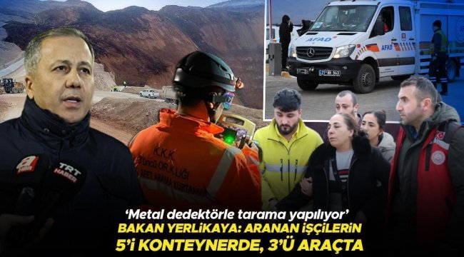 Son dakika haberi: Erzincan'da maden ocağında toprak kayması! Bakan Yerlikaya'dan son duruma ilişkin açıklama