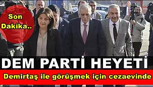  DEM Parti heyeti, Demirtaş ile görüşmek için cezaevinde