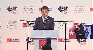 Ekrem İmamoğlu'nun İstanbul İl Başkanlığı'ndaki Konuşması